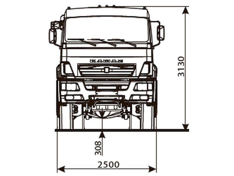 65225-6015-53 Тягач КАМАЗ