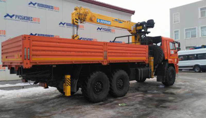 КамАЗ 43118 с КМУ АПС SCS736L Спецтехника КАМАЗ